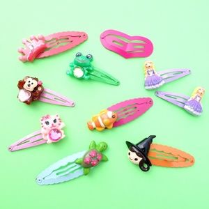 snap hair clips animals and fairytale